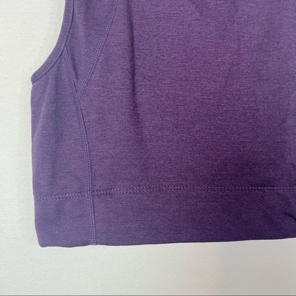 ZYIA Purple Grape Longline High Neck Sports Bra S - Picture 3 of 4